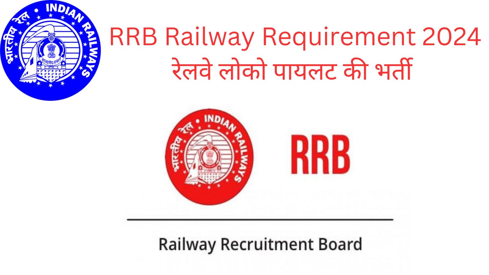 RRB Recruitment 2024