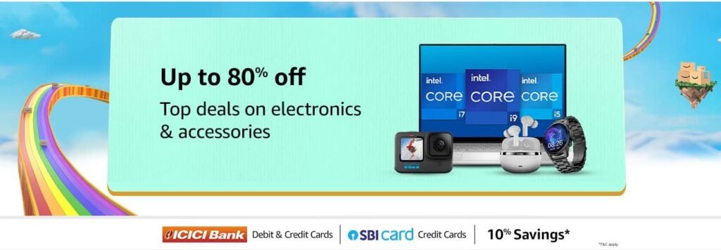 Amazon Prime Day Sale 2024 - Up to 80% off on Electronics & Accessories